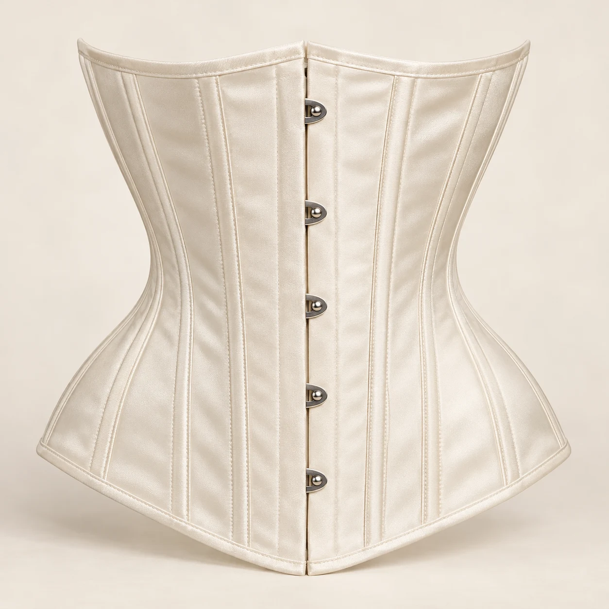 Aurelia Satin Underbust in Ivory