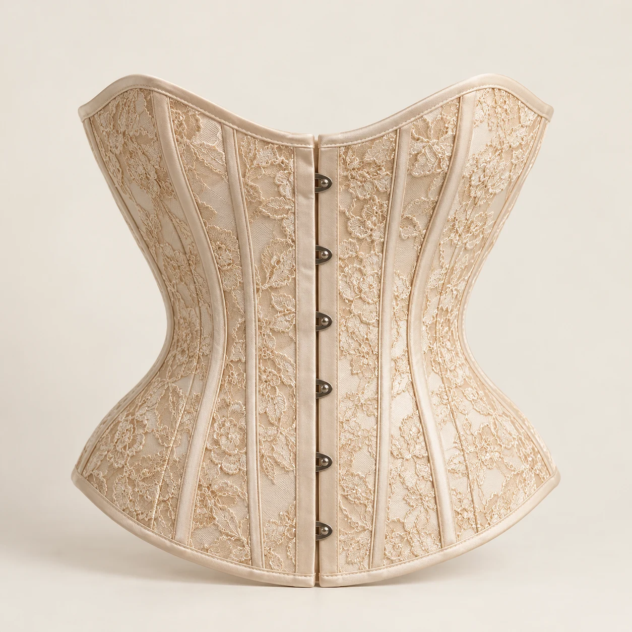 Celestine Lace Underbust in Champagne